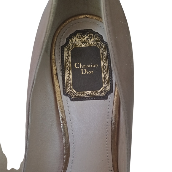 Authentic. Christian Dior Lolita Peep Toe Pumps Euro 39 US 9 - Picture 11 of 16